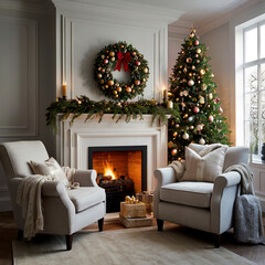 Christmas tree in the city