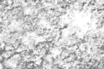 Black dots pattern. Grunge halftone effect background.