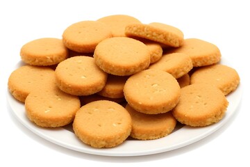 cookies on a white background