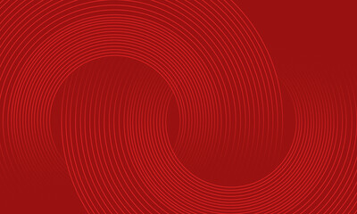 Abstract red glowing geometric lines on red background. Modern shiny blue circle lines pattern. Futuristic technology concept. Suit for cover, poster, banner, brochure, header, website.jpg