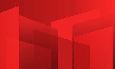 Minimal red geometric background. Dynamic shapes composition.jpg