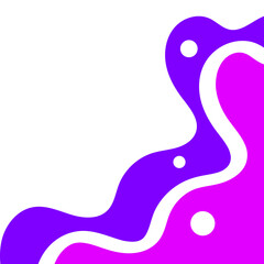 Abstract Wavy Corner