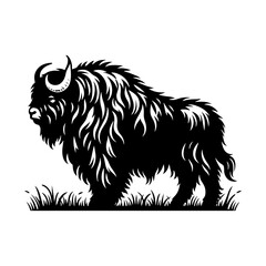 Bactrian Vector Silhouette - Bactrian Illustration - Humped Camel Vector.