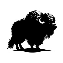 Obraz premium Bactrian Vector Silhouette - Bactrian Illustration - Humped Camel Vector.