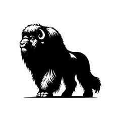 Bactrian Vector Silhouette - Bactrian Illustration - Humped Camel Vector.