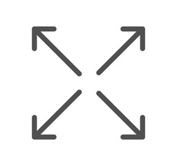 Arrows related icon outline and linear vector.	
