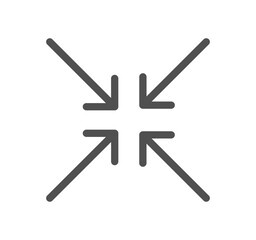Arrows related icon outline and linear vector.	
