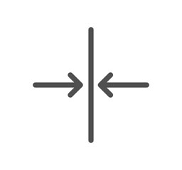 Arrows related icon outline and linear vector.	
