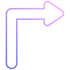 Fototapeta premium Up Right Arrow