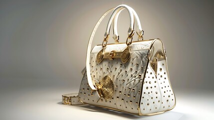 A beautiful bag that can also be used for shopping and the background is white