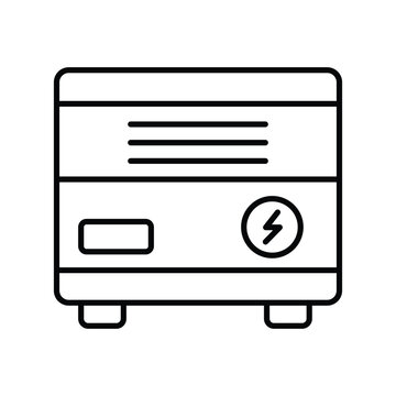 convector icon with white background vector stock illustration