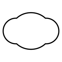 Vintage frame vector icon. Tag illustration sign. label symbol.