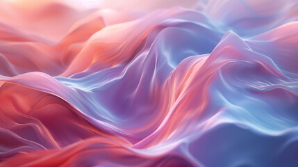 Obraz premium Contemporary pastel background with abstract shapes and smooth gradients, ideal for modern presentations.