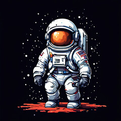 astronaut in space