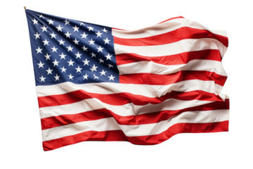 Waving American Flag