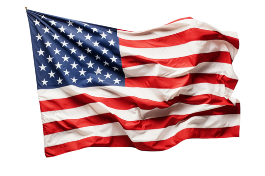 Waving American Flag