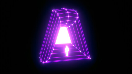 a symbolic image of the eternal desire to discover new things