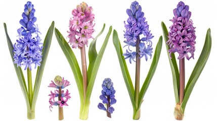 Fototapeta premium flowers isolated on white