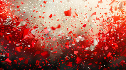 background photo of indonesian people celebrating indonesia independence day in stadium, red and white indonesia flag everywhere