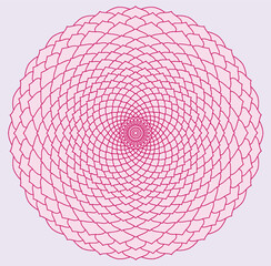 Signs and symbols. Circle pattern lotus or flower mandala art design. beauty, fashion, geometry.