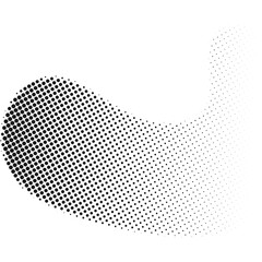 Halftone Curved Dot