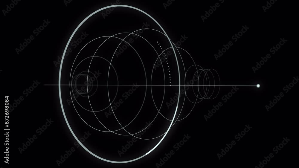 Poster PNG Alpha.Abstract Circle and line HUD technological futuristic elements.particle data background future design.
