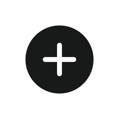 Add new icon button.Create icon symbol. Vector illustration