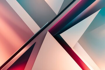 Overlapping Translucent Triangles Creating Ethereal Patterns. Layered. Geometric. Abstract. Light. Delicate.