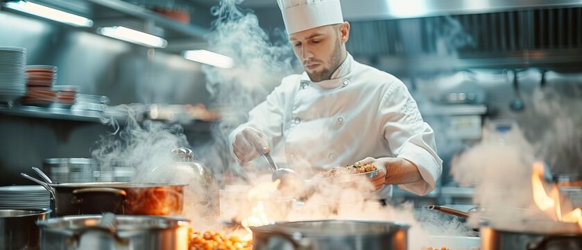 Chefs skills in a cooking contest