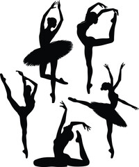 Sexy Girl Vector Silhouette Illustration © Ratna
