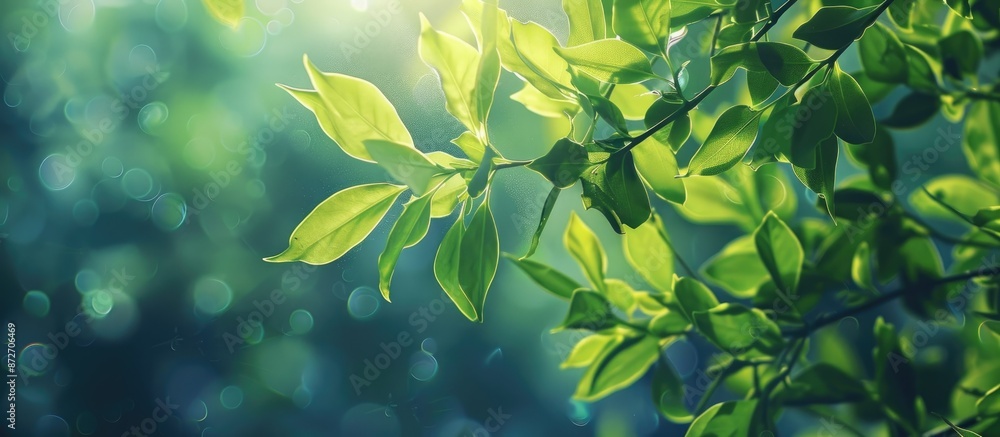 Aufkleber nature-themed abstract and background with a copy space image.