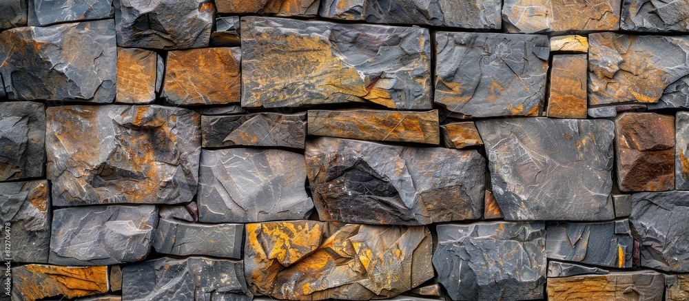 Aufkleber Stone wall texture for natural background abstract. with copy space image. Place for adding text or design