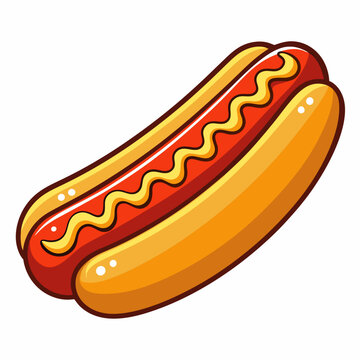 recommend clip art: hot dog clipart cartoon Illustration drawing