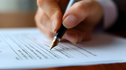 A closeup of hands shaking over a signed document in a formal office setting