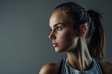 Capture the strength and determination of female athletes in striking portraits.