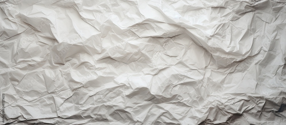 Aufkleber Background of old crumpled paper texture with copy space image.