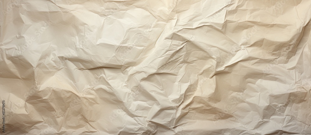 Aufkleber background with a crumpled paper texture. with copy space image. place for adding text or design