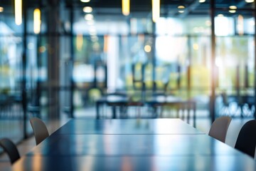 Blurred background empty white minimalistic modern industrial building background. For montage product display or key visual layout