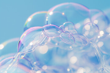soap bubbles for that clean feeling