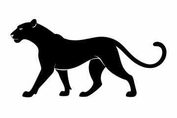 silhouette of a lion , cheetah vector illustration, cheetah silhouette, animal silhouette isolated vector Illustration, png, Funny cute cheetah, Jumping cartoon Pats