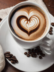 Obraz premium cup of fresh coffee