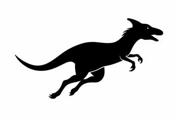 dinosaur illustration , dinosaur vector illustration, dinosaur silhouette, animal silhouette isolated vector Illustration, png, Funny cute dinosaur, Jumping cartoon Pats