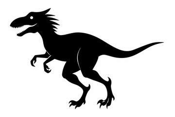 dinosaur illustration , dinosaur vector illustration, dinosaur silhouette, animal silhouette isolated vector Illustration, png, Funny cute dinosaur, Jumping cartoon Pats