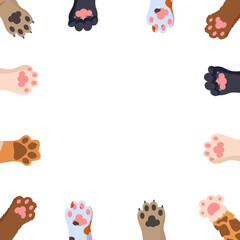 Cat's Paw Frame Border