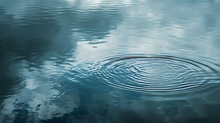 The water is calm and the sky is cloudy