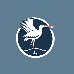 Bird of art logo.