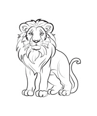 heraldic coat of arms t-shirt in lion vector format