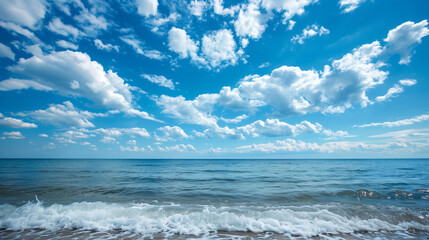 blue sky and sea