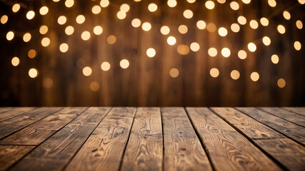  Artifical Intelligence generated bokeh abstract light background. Festive Background With