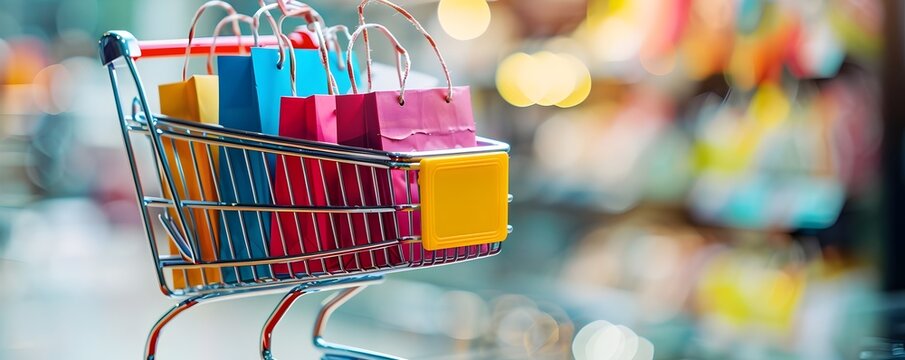 Digital Shopping Cart with Loyalty Program Rewards for Frequent Buyers